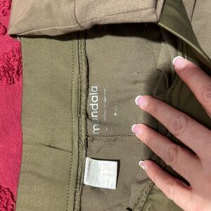 Mandala Women's Olive Scrub Joggers